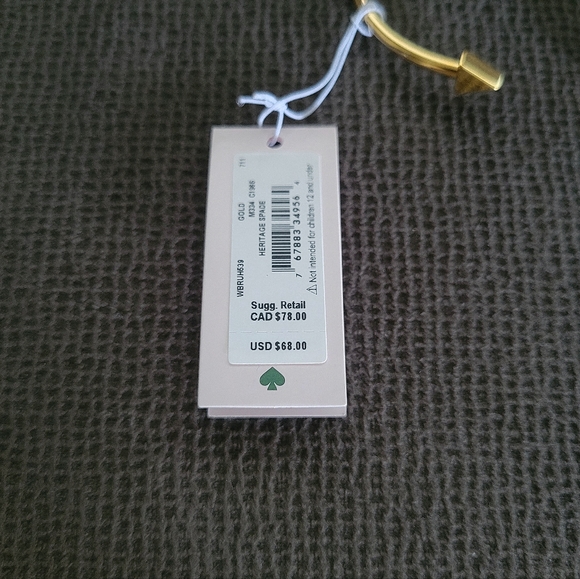 ✨️HP✨️ Kate Spade♠ Gold💛 "Heritage Spade" Cuff Bracelet - NWT - Picture 14 of 14